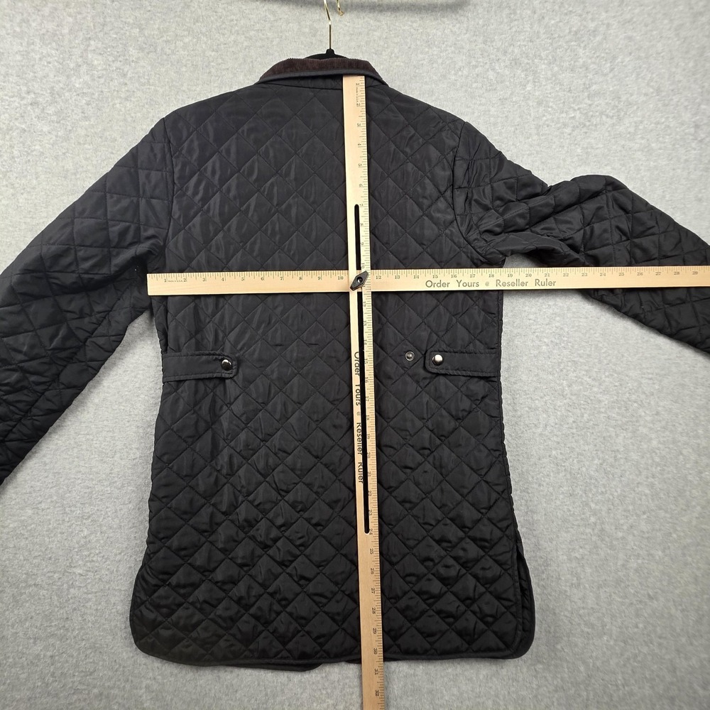 Lands' End Coat Womens S Petite Black Quilted Primaloft Lined Jacket Winter‎ - Picture 10 of 13